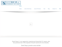 Tablet Screenshot of davidseaylaw.com